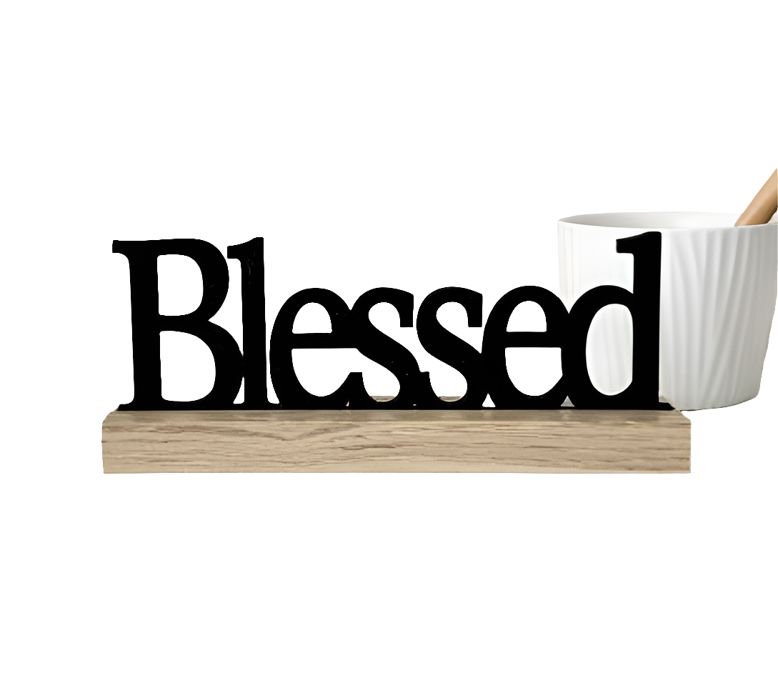 Gift - Ornament - Christian plaque Blessed