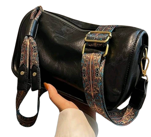 Bag - Shoulder - black leather