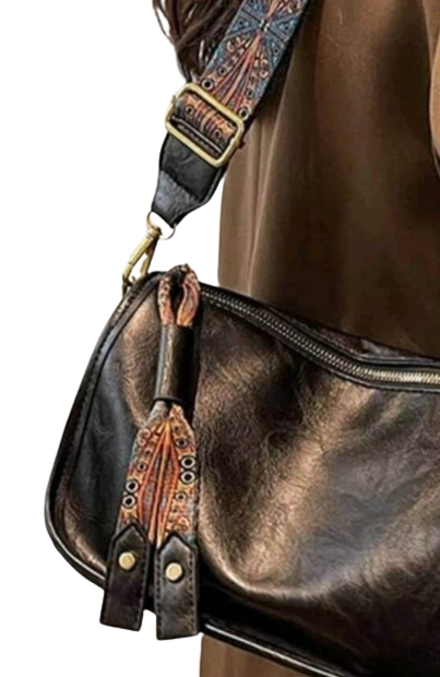 Bag - Shoulder - black leather
