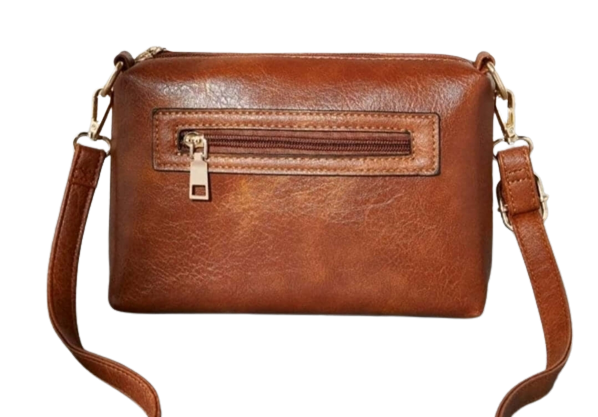 Bag - Crossbody - tan leather