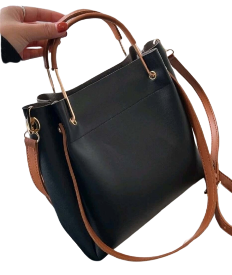 Bag - Handbag - luxury black brown