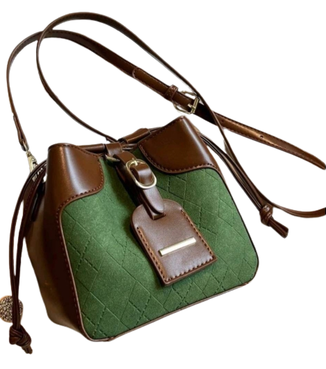 Bag - Shoulder - green leather