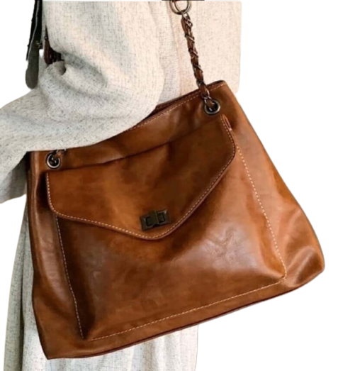 Bag - Shoulder - luxury brown leather