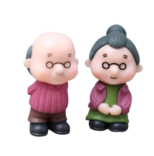 Celebrations - Cake Topper - older couple