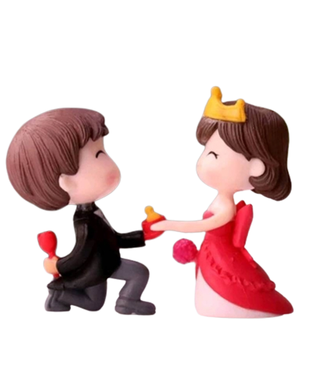 Celebrations - Cake Topper - engaged couple