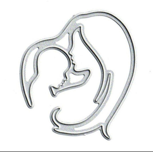 Craft - metal die - baby mum