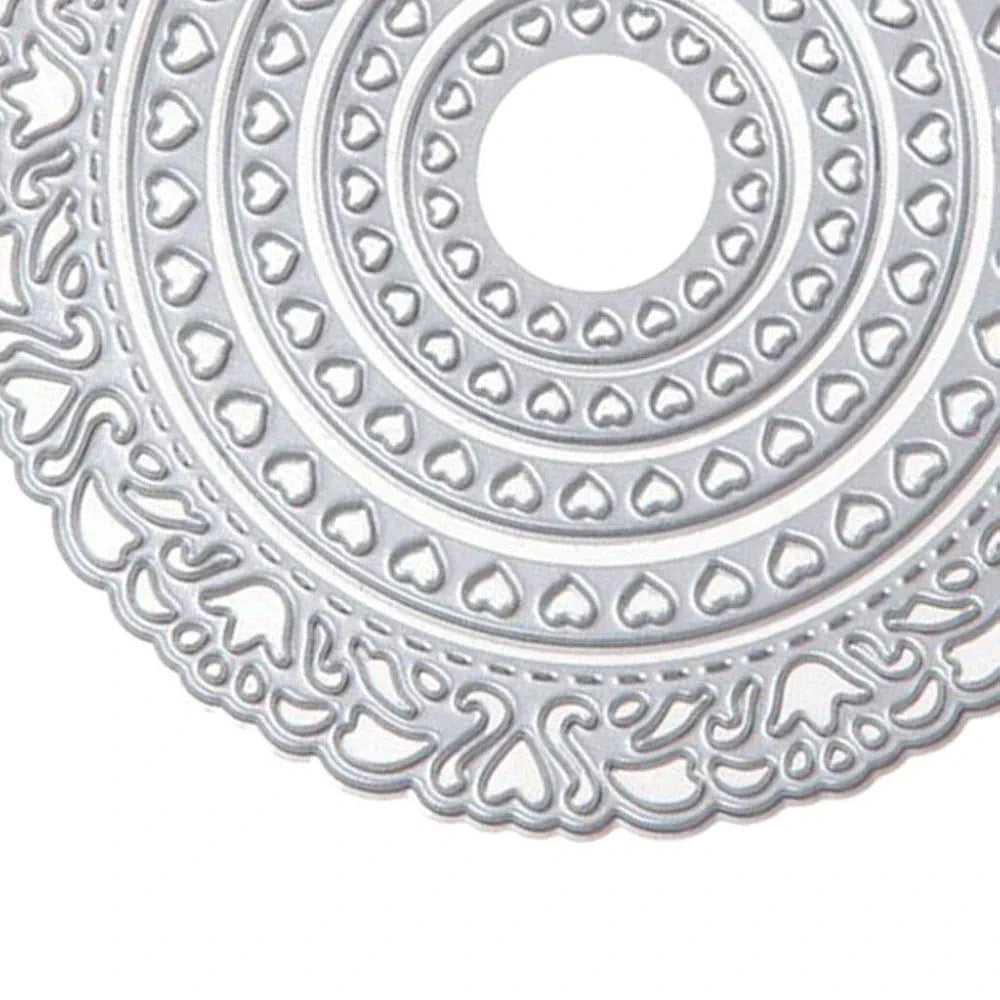 Craft - metal die - Nesting - circle heart