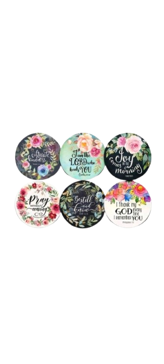 Gift - Ornament - Christian coasters (6)
