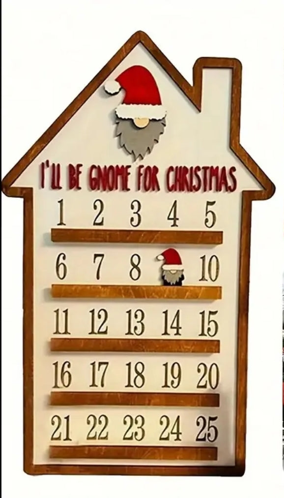 Gift - Sign - Christmas advent calendar