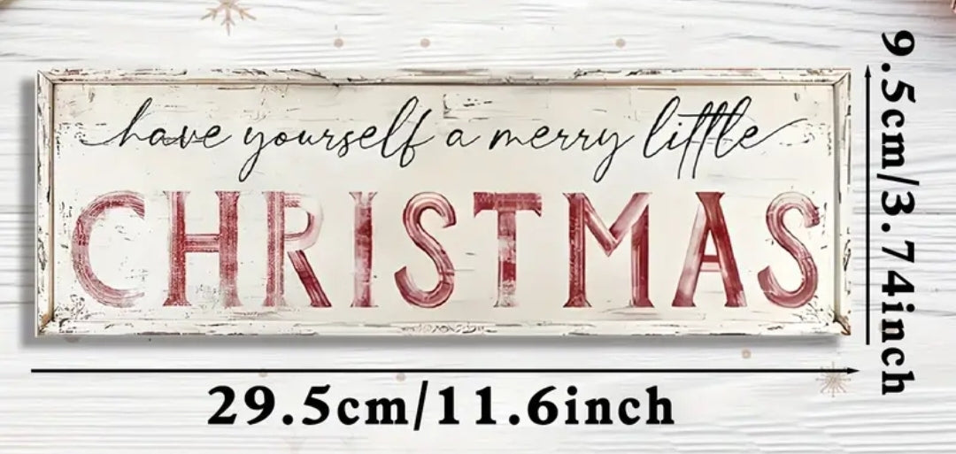 Gift - Sign - Have yourself a merry little Christmas