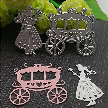 Craft - metal die - princess carriage