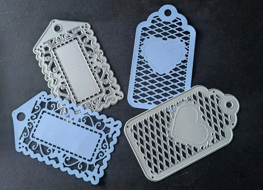 Craft - metal die - tags