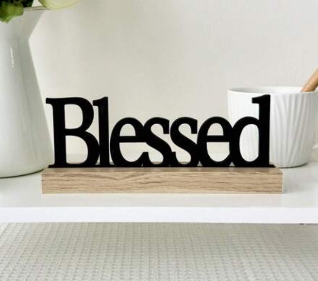 Gift - Ornament - Christian plaque Blessed