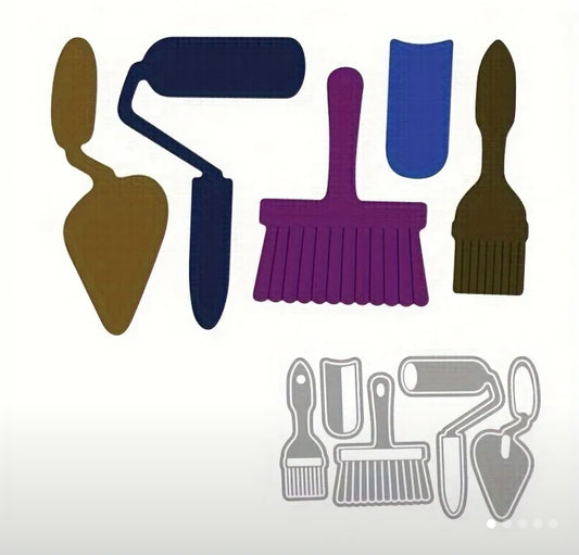 Craft - metal die - decorating