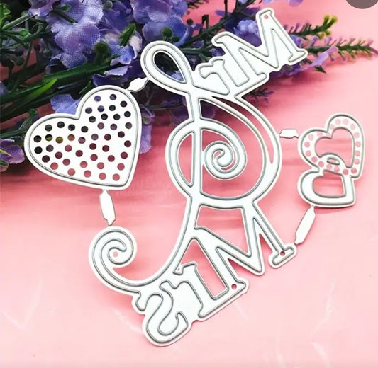 Craft - metal die - Mr & Mrs