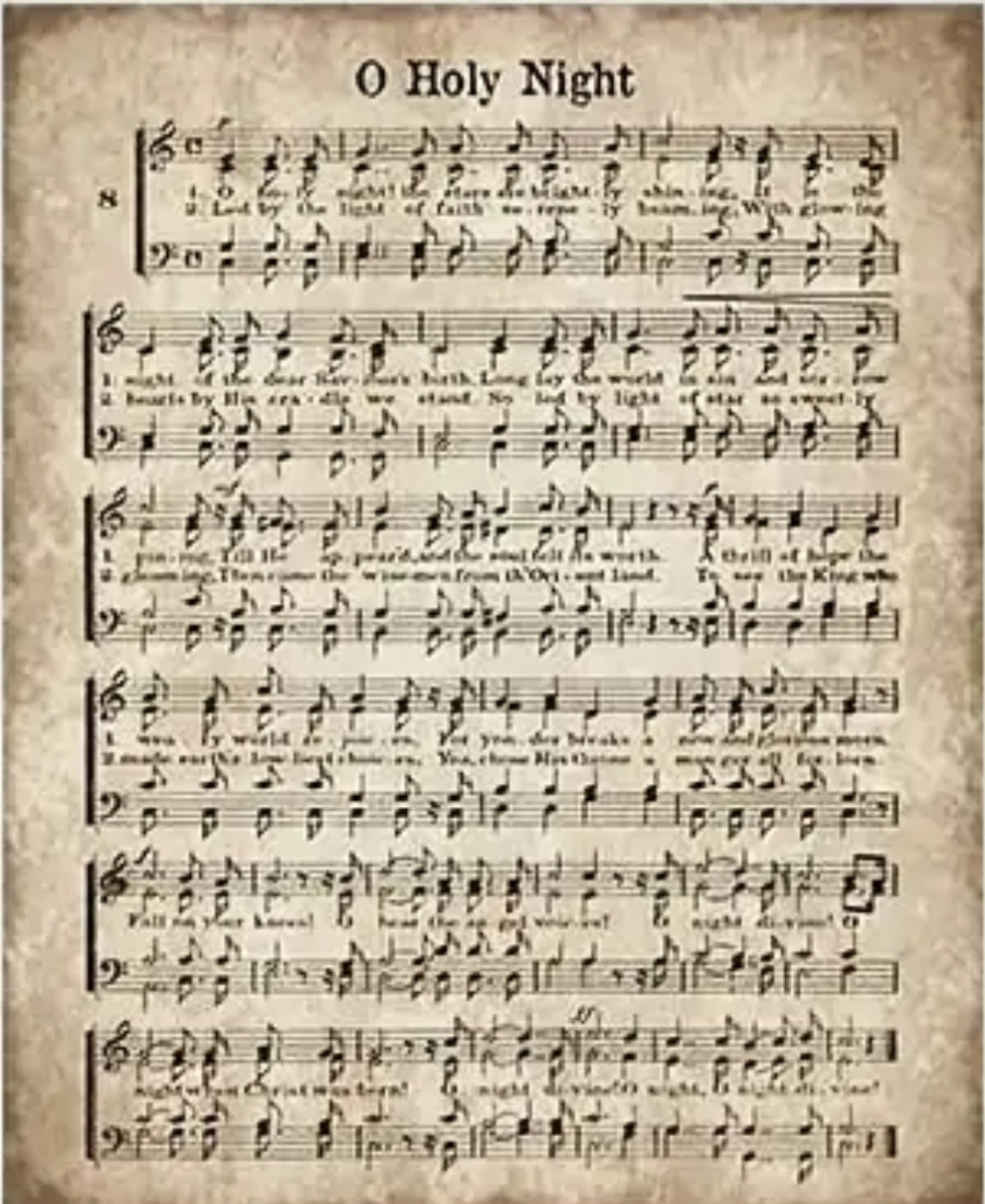 Home Decor - Card Print - Christmas O Holy Night