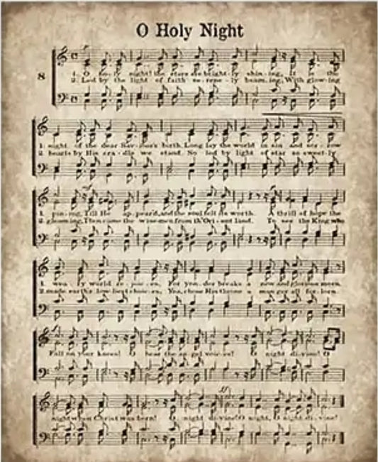 Home Decor - Card Print - Christmas O Holy Night