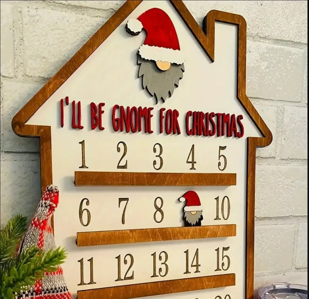 Gift - Sign - Christmas advent calendar