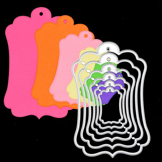 Craft - metal die - Nesting - tags