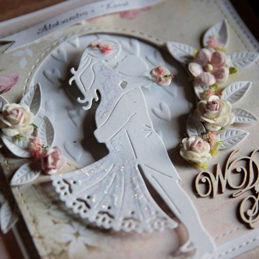Craft - metal die - Bride Groom