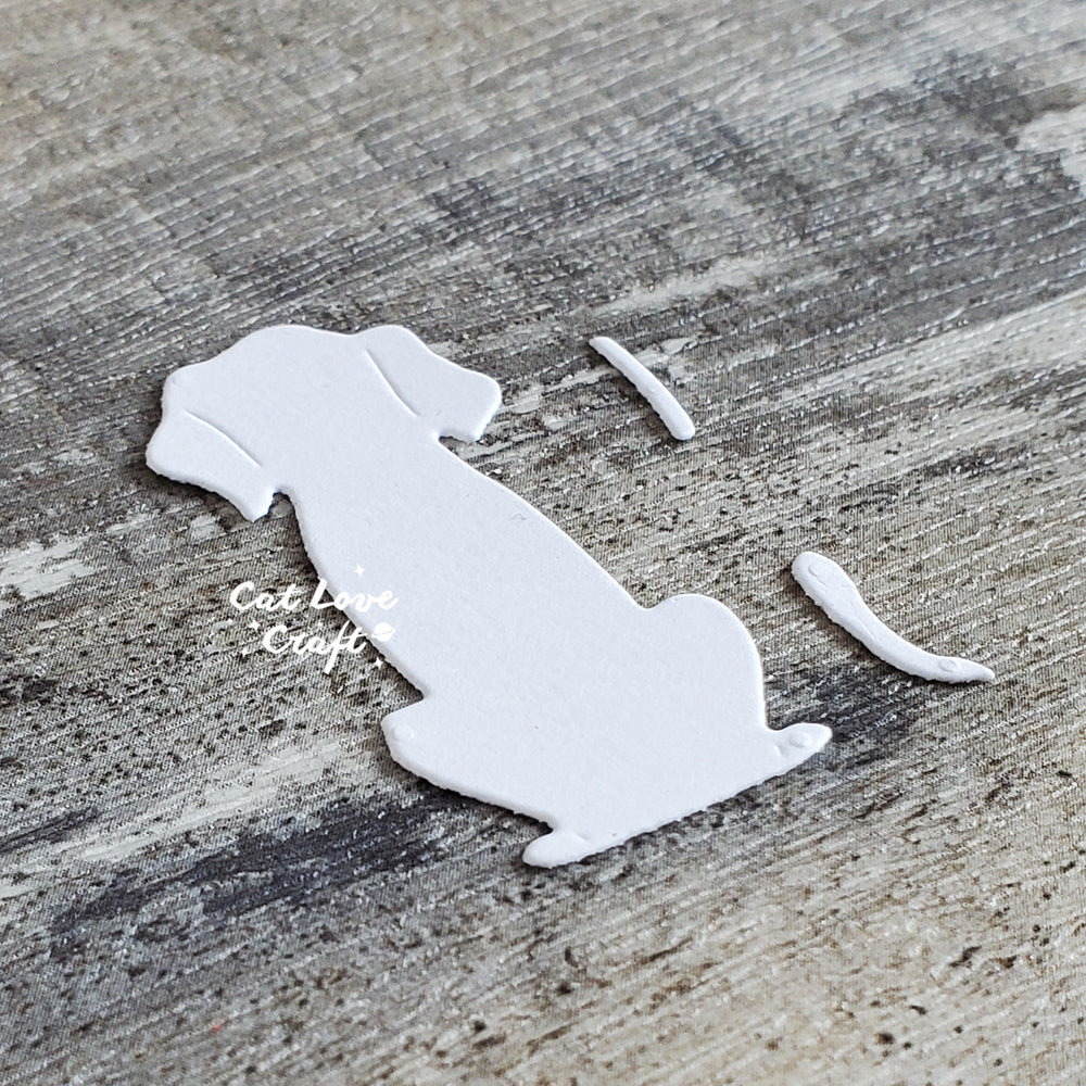 Craft - metal die - dog