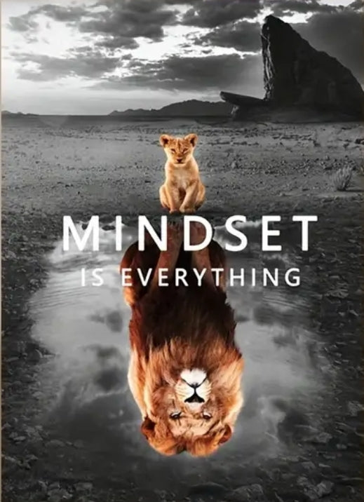 Home Decor - Canvas Poster - Mindset is everything
