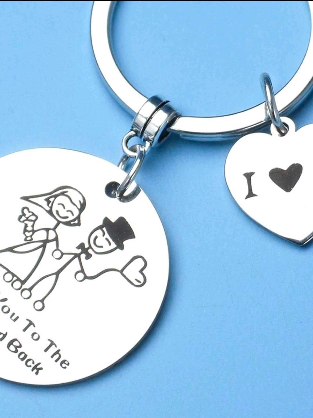 Keyring - bride gift groom gift