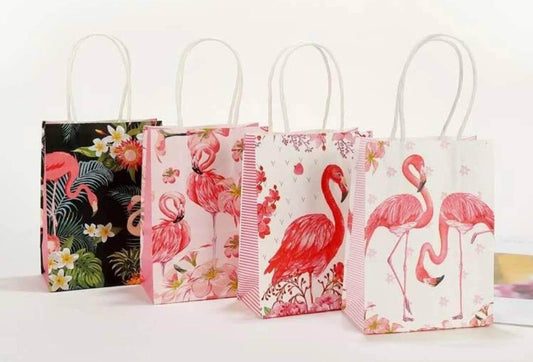 Gift bags - flamingo