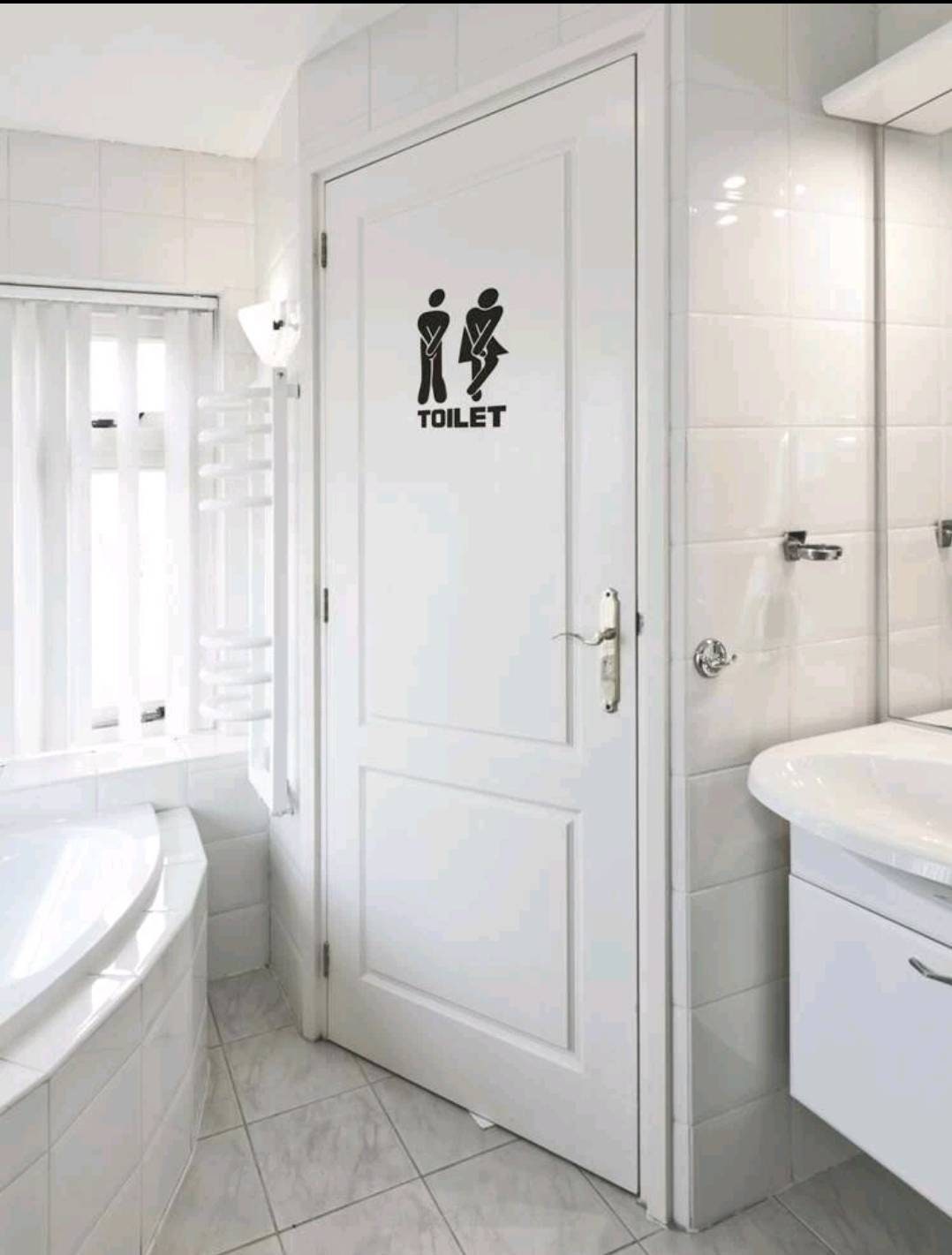 Wall Decal - toilet