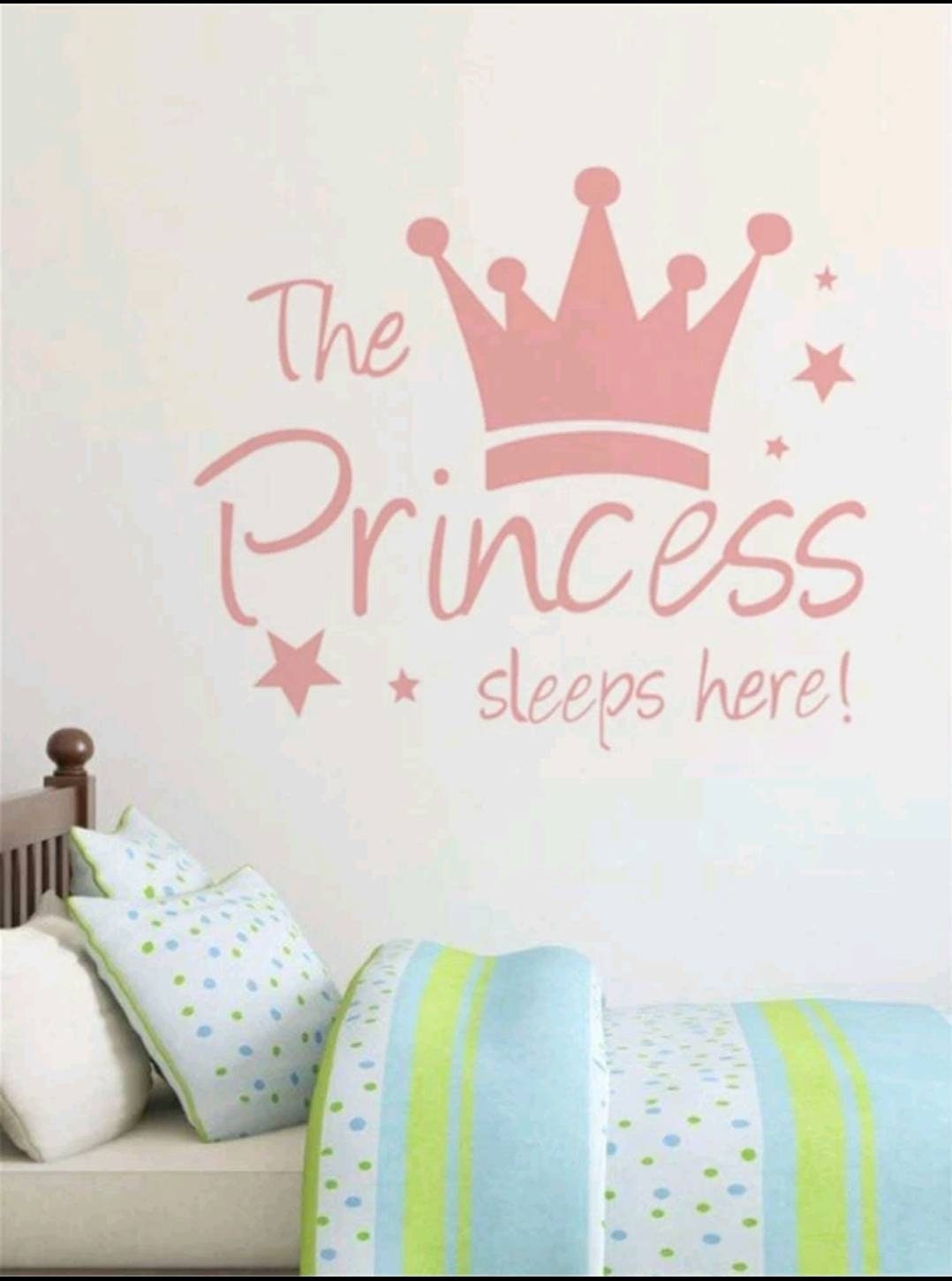 Wall Decal - The Princess Sleeps here