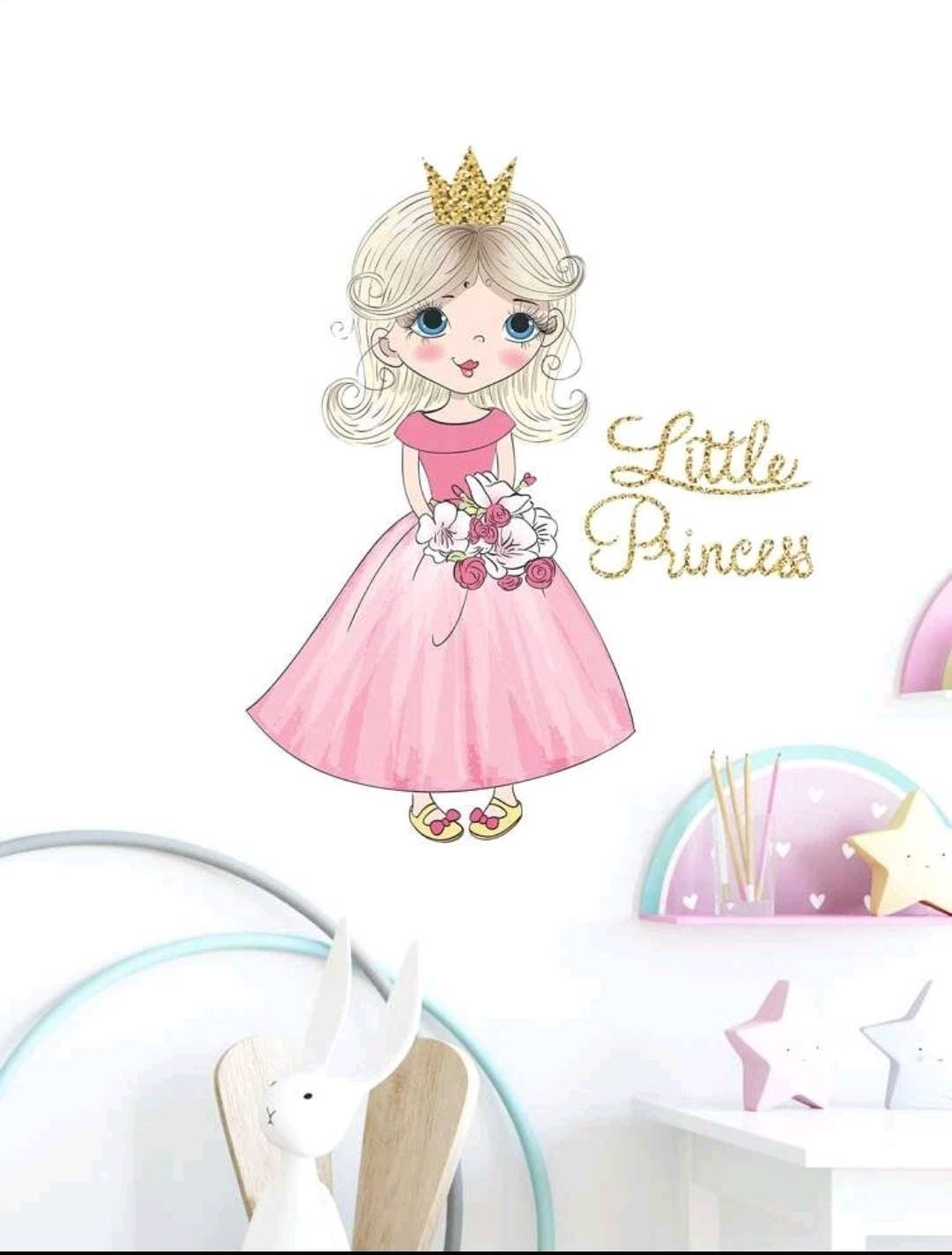 Wall Decal - Little Princess cartoon