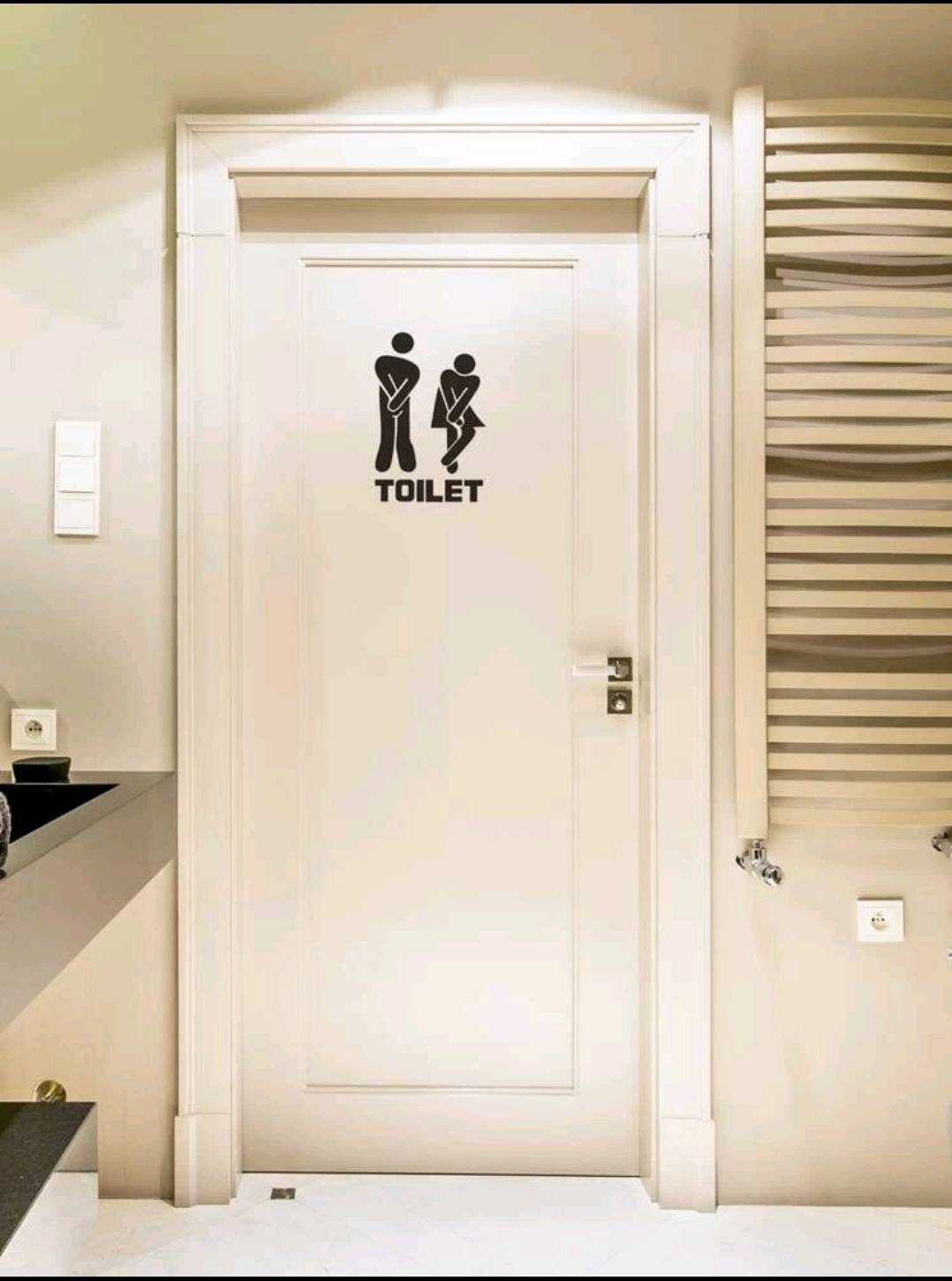 Wall Decal - toilet