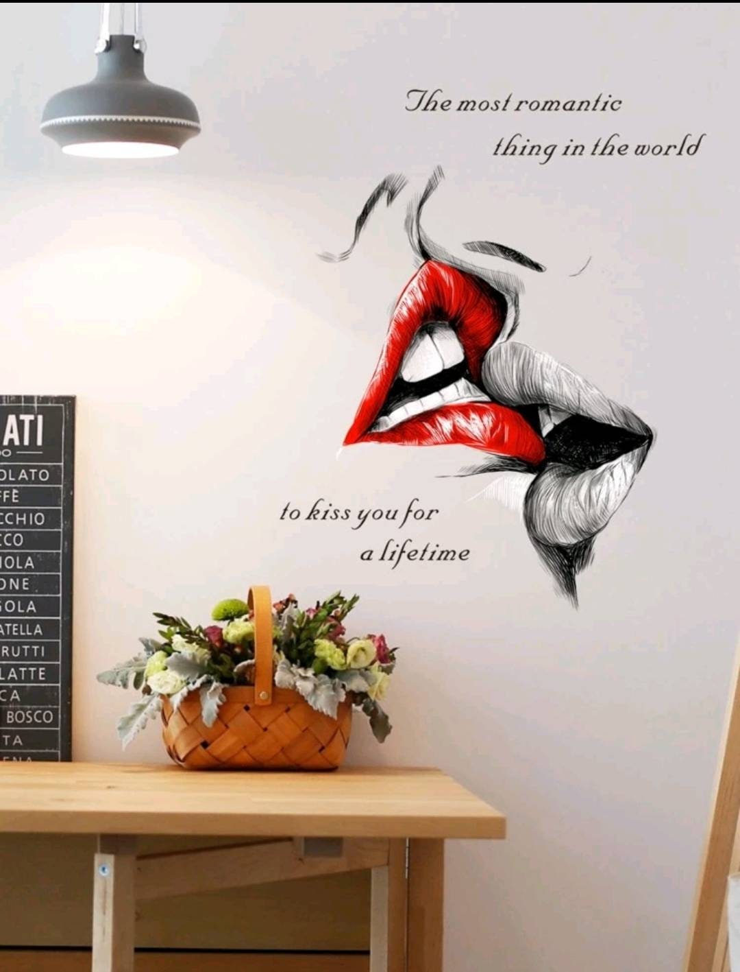 Wall Decal - kiss