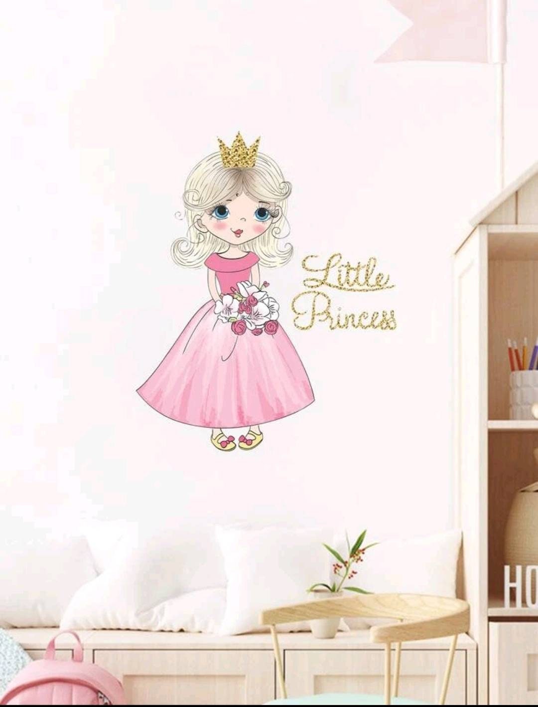 Wall Decal - Little Princess cartoon