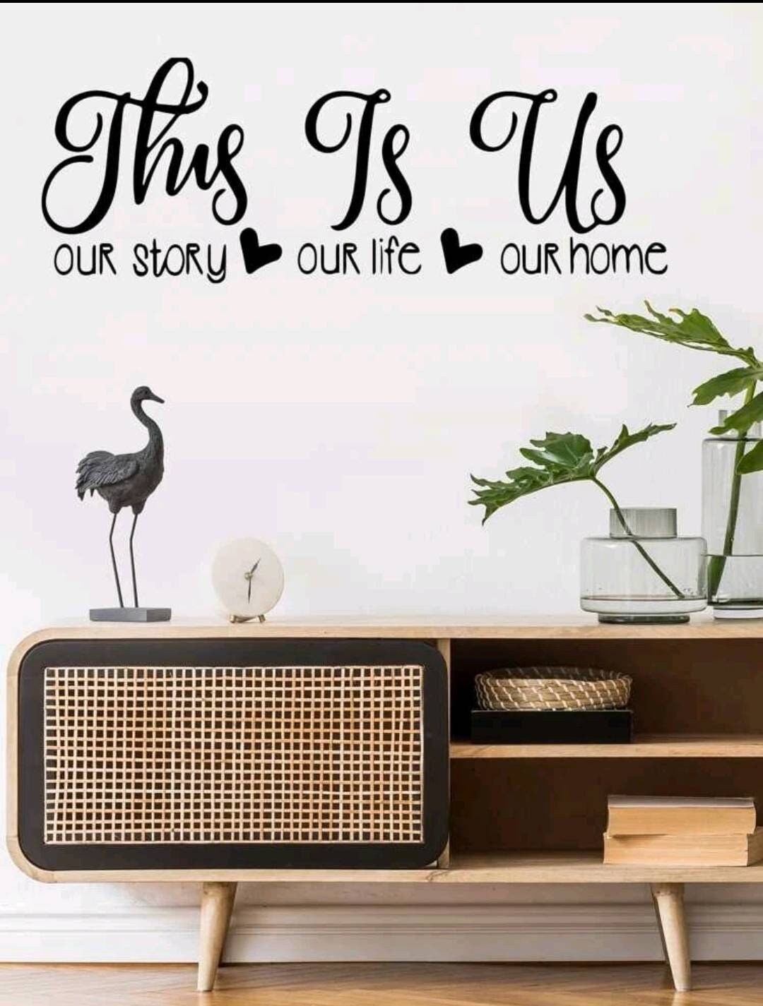 Wall Decal - this is us our story our life our home