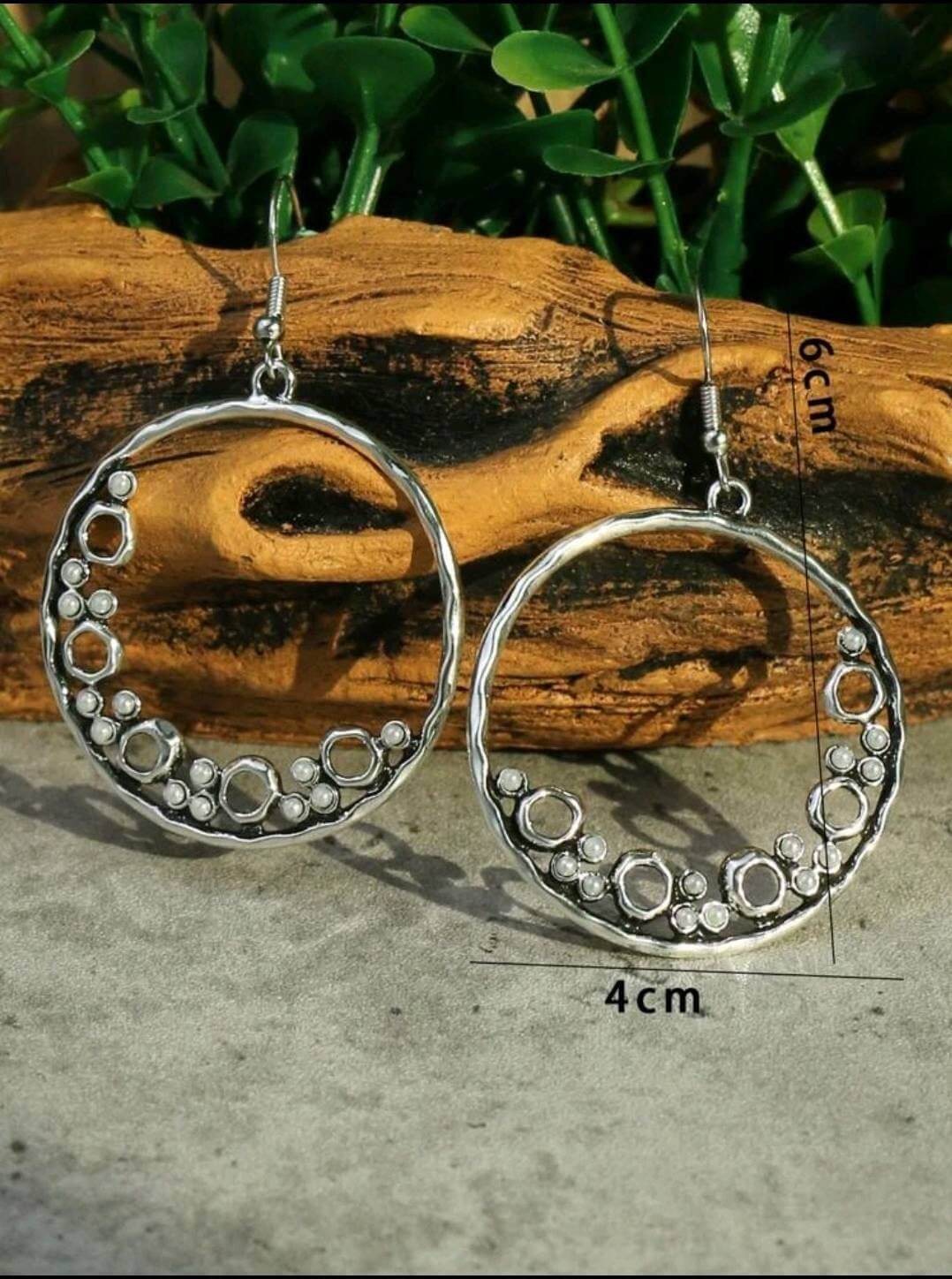 Earrings - Boho Faux Pearl drop