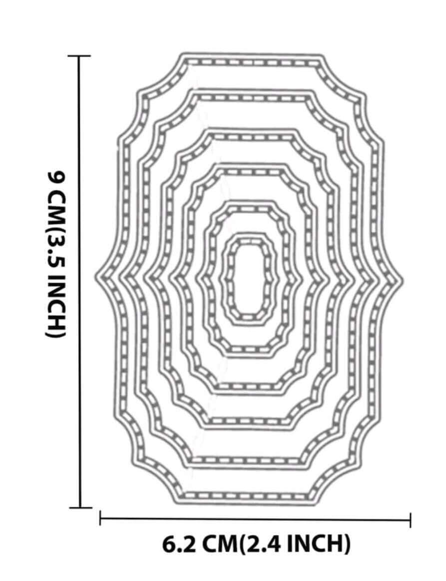Craft - metal die - Rectangle Nesting dies