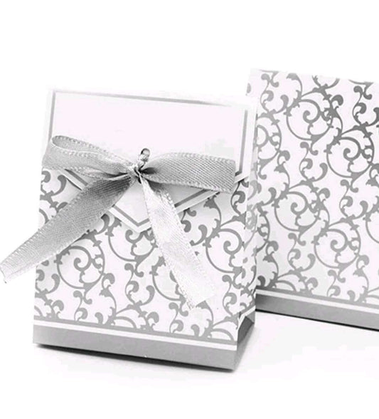 Favour bags - Luxury silver (10)