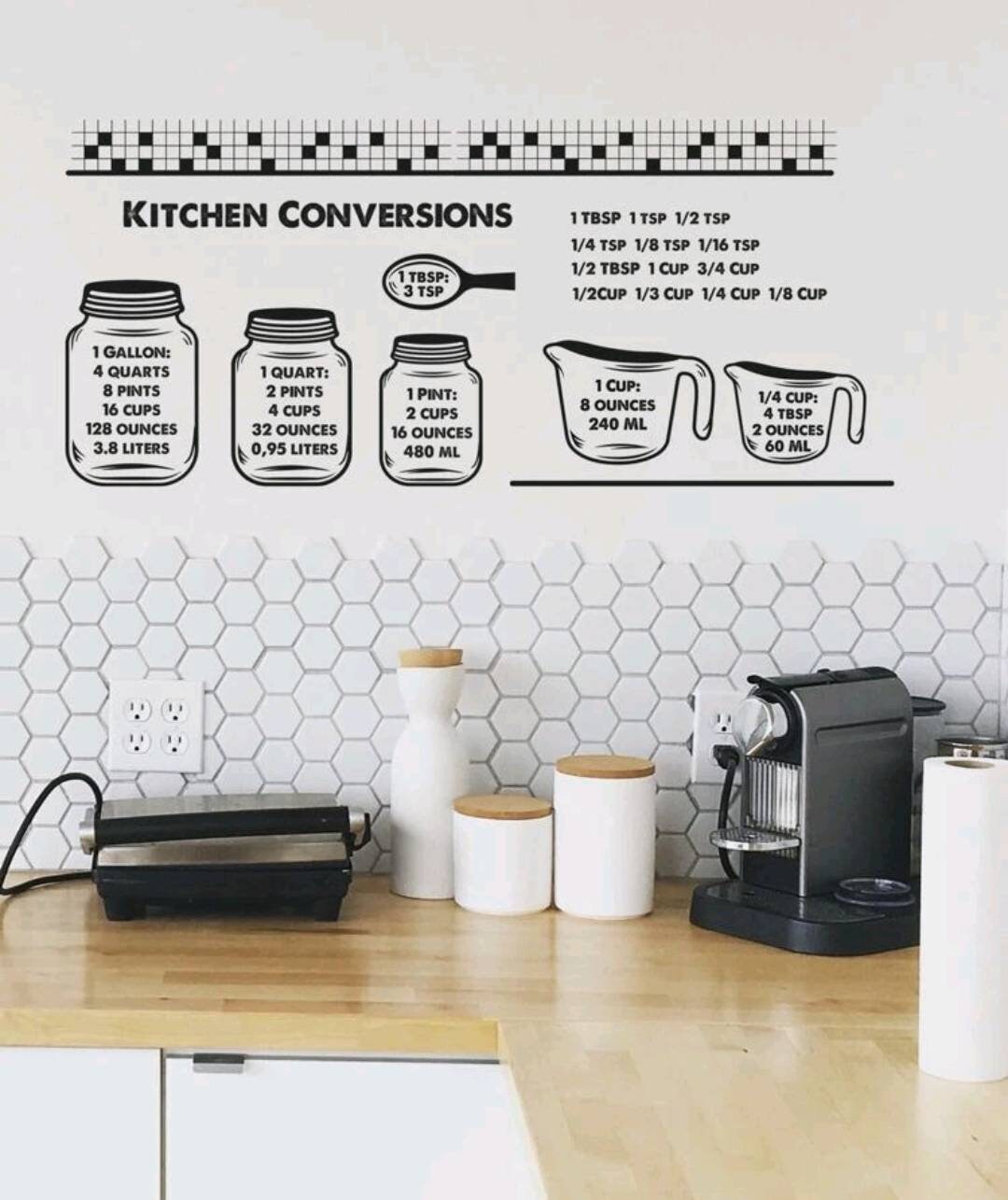 Wall Decal - kitchen conversion