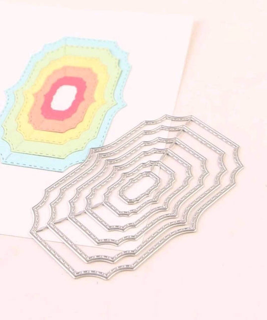 Craft - metal die - Rectangle Nesting dies