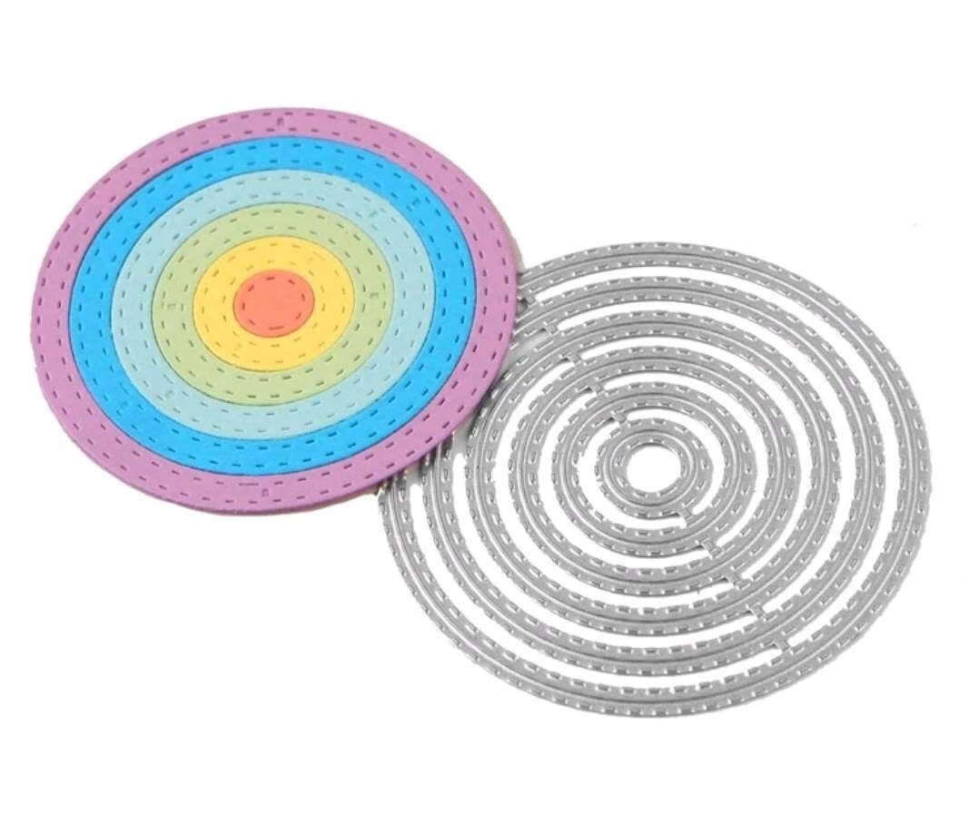 Craft - metal die - circle round nesting frames