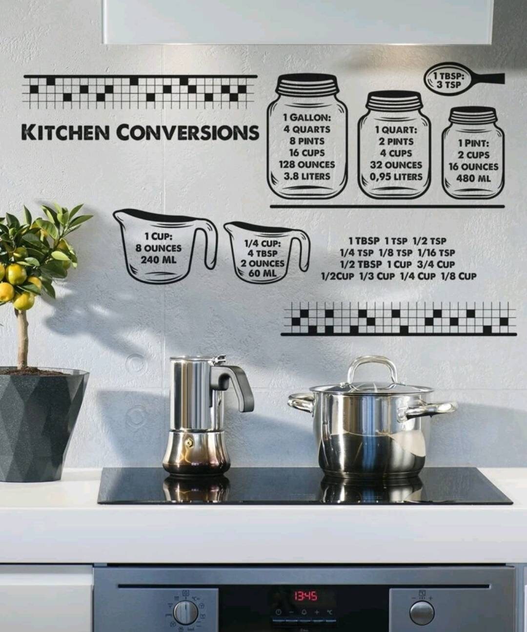 Wall Decal - kitchen conversion
