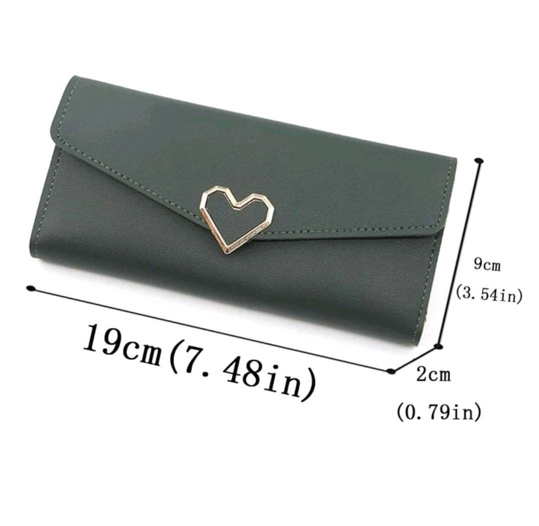  Purse - stunning long green heart