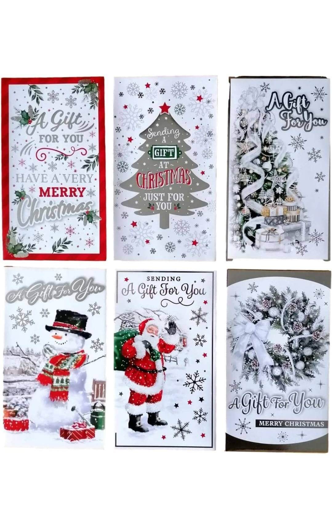 Christmas money envelopes 