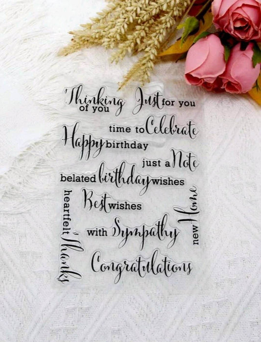 Craft - Rubber Stamps - greetings (11)