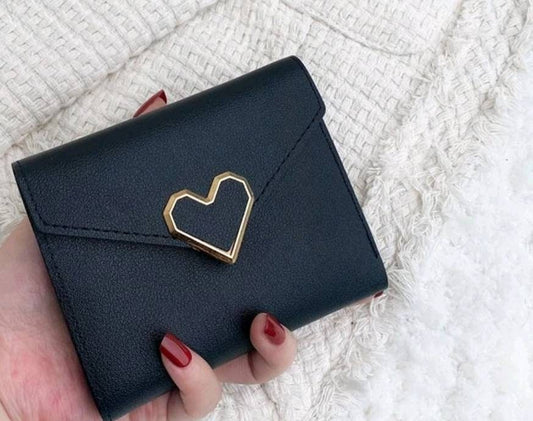 Purse - black heart