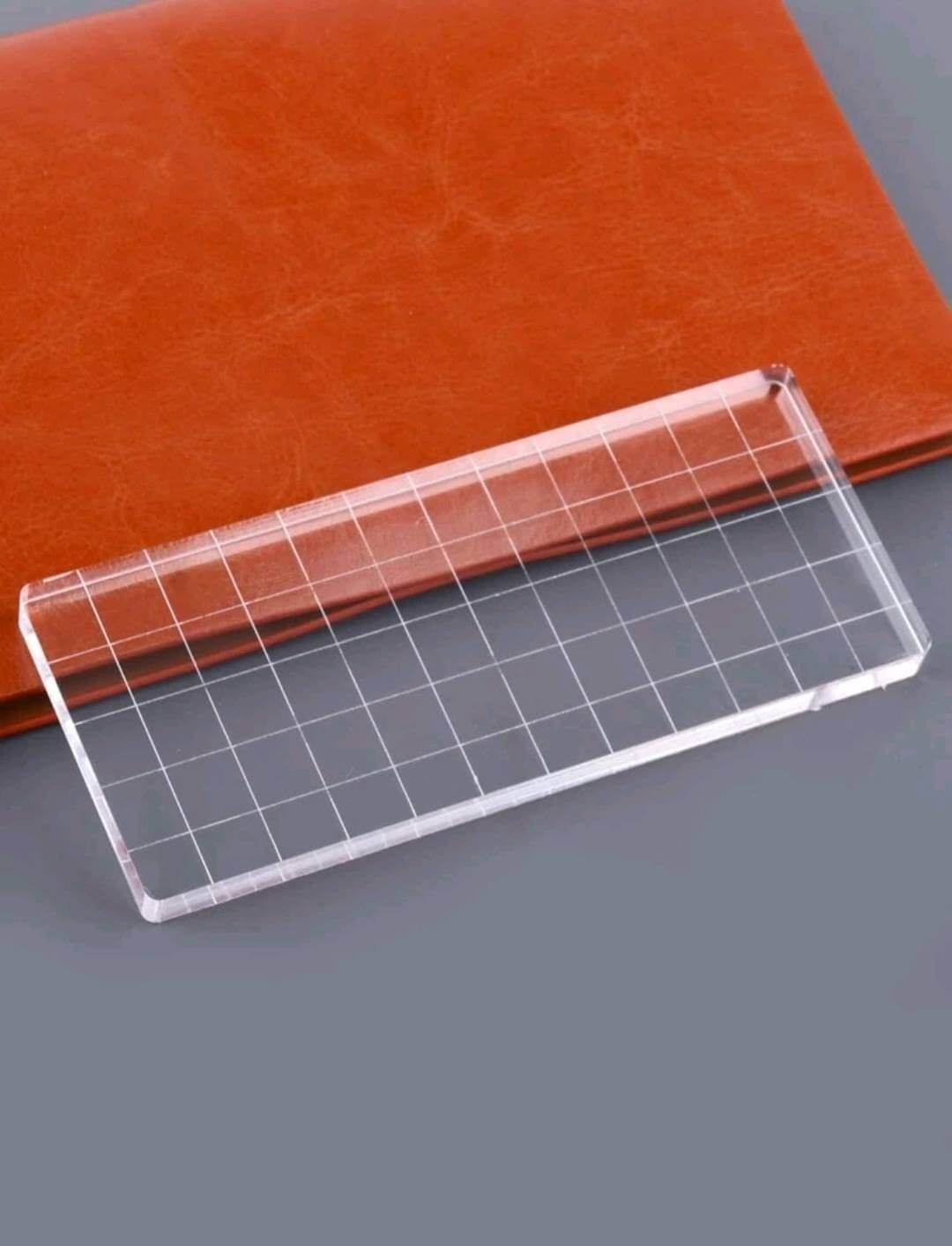 Craft - reusable stamp acrylic mount - rectangular