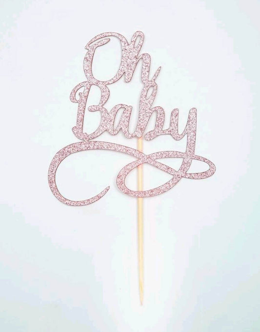 oh baby cake topper