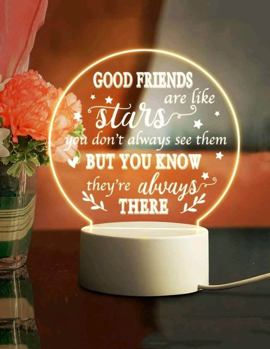 LED heart - good friends