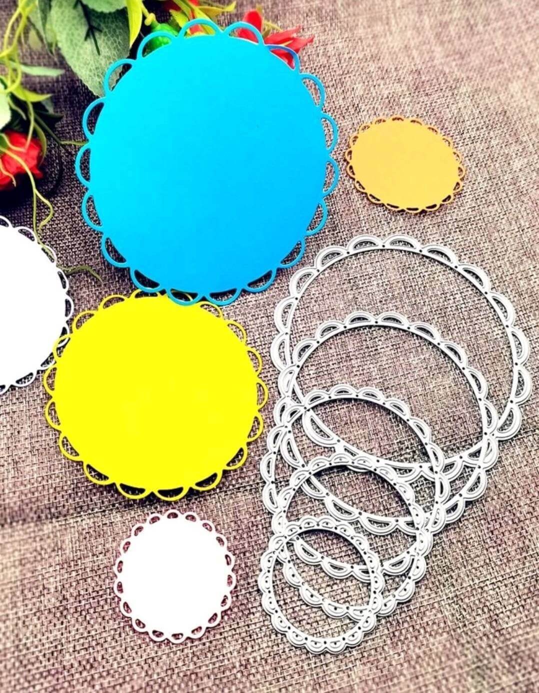 Craft - metal die - round Nesting frames